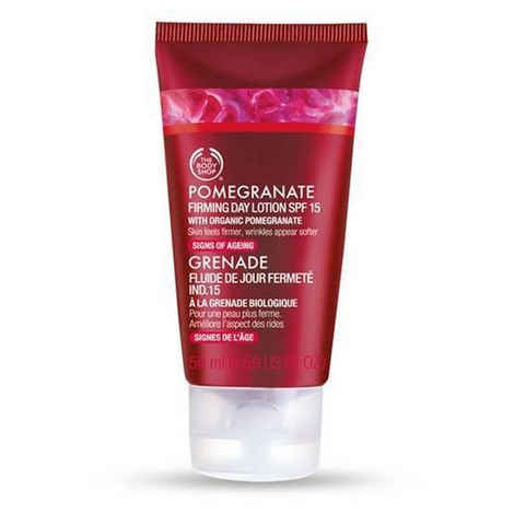 Buy The Body Shop Pomegranate Firming Day Lotion Spf15(50 ml) - Purplle