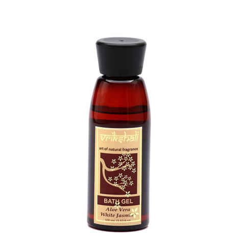 Buy Vrikshali Aloevera white jasmine Bath Gel - Purplle