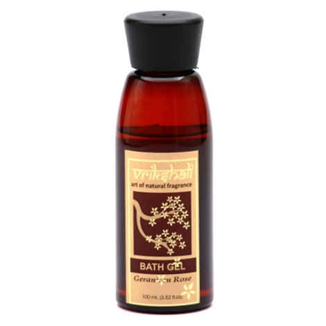 Buy Vrikshali Geranium Rose Bath Gel (100 ml) - Purplle