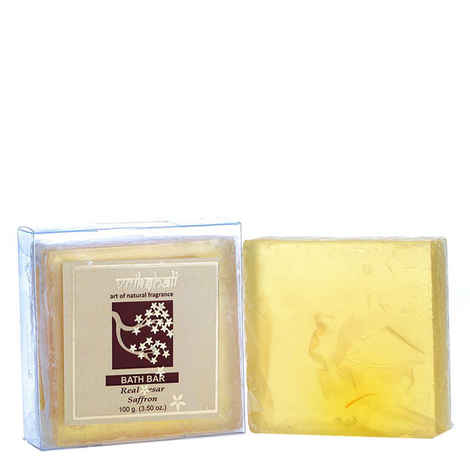 Buy Vrikshali Glycerine Soap - Kesar(SAFFRON) (100 g) - Purplle