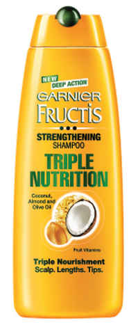 Buy Garnier Fructis Triple Nutrition Shampoo - Purplle