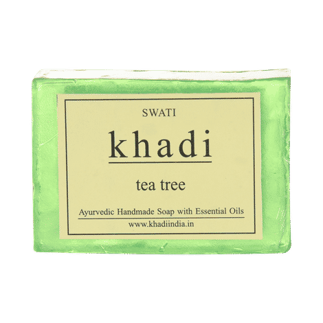 Buy Swati Khadi Ayurvedic Handmade Soap TEA TREE - Purplle