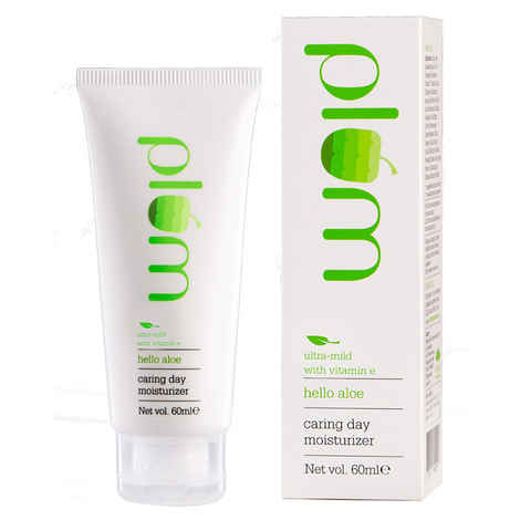 Buy Plum Hello Aloe Caring Day Moisturizer Ultra Mild (60 ml) - Purplle