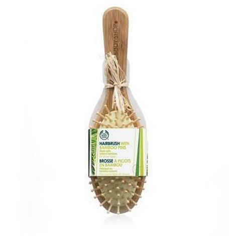 Buy The Body Shop Bamboo Large Oval Brush - Purplle