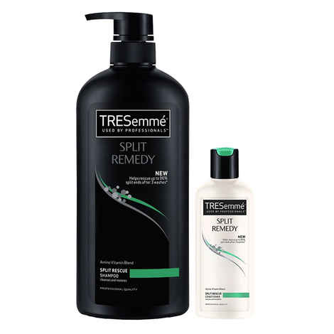 Buy TRESemme Split Remedy Shampoo (580 ml) + ( FREE ) TRESemme Split Remedy Conditioner (85 ml) - Purplle