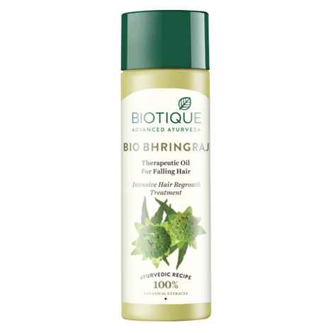 Buy Biotique Bio Bhringraj Therapeutic Oil For Falling Hair (200 ml) - Purplle