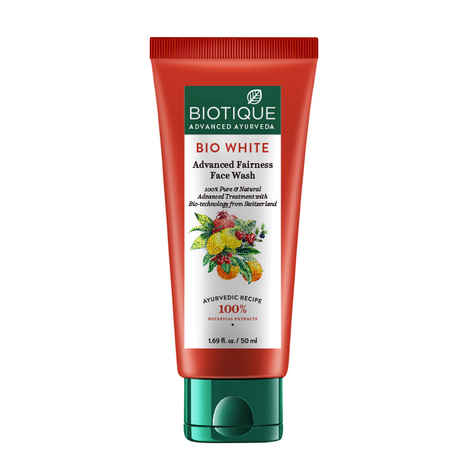Biotique Bio White Advanced Fairness Face Wash (50 ml)