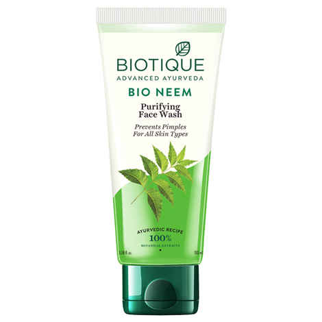 Buy Biotique Bio Neem Purifying Face Wash (100 ml) - Purplle