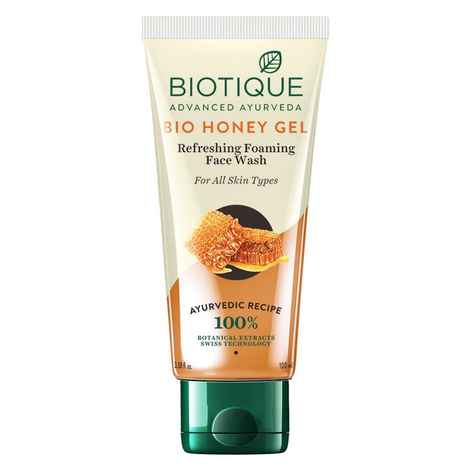 Buy Biotique Bio Honey Gel Refreshing Foaming Face Wash (100ml) - Purplle