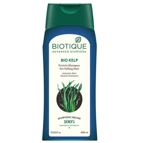 Buy Biotique Bio Kelp Protein Shampoo For Falling Hair Intensive Hair Growth Treatment (400 ml) - Purplle