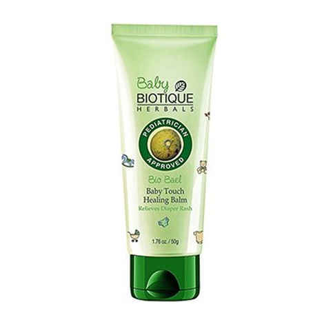 Buy Biotique Bio Bael Baby Touch Healing Balm Relievec Diaper Rash (50 g) - Purplle