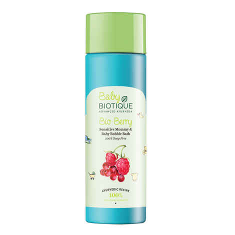 Buy Biotique Bio Berry Sensitive Mommy & Baby Bubble Bath (120 ml) - Purplle