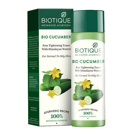 Buy Biotique Bio Cucumber Pore Tightening Toner With Himalaya Waters (120 ml) - Purplle
