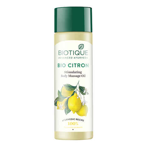Biotique Bio Citron Stimulating Body Massage Oil (200 ml)