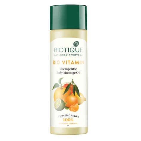 Buy Biotique Bio Vitamin Therapeutic Body Massage Oil (200 ml) - Purplle
