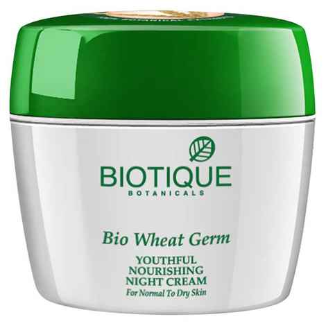 Buy Biotique Bio Wheatgerm Youthful Nourishing Night Cream (175 g) - Purplle
