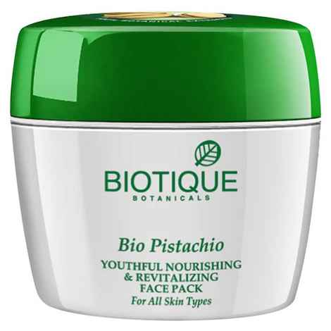 Buy Biotique Bio Pistachio youthful Nourishing & Revitalizing Face Pack (175 g) - Purplle