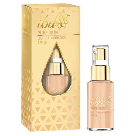 Buy Iba Halal Care Pure Skin Liquid Foundation Golden Beige (30 ml) - Purplle
