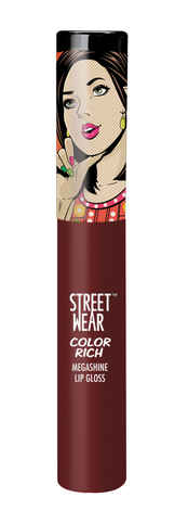 Buy Street Wear Color Rich Mega Shine Lip Gloss - Maxi Mocha (7 ml) - Purplle