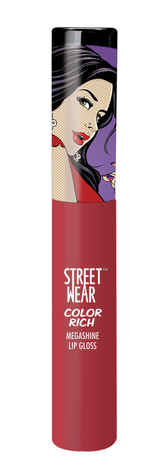 Buy Street Wear Color Rich Mega Shine Lip Gloss - Berry Touch (7 ml) - Purplle