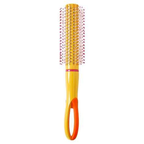 Buy Roots Styl Glam Round Brush Yellow - Purplle