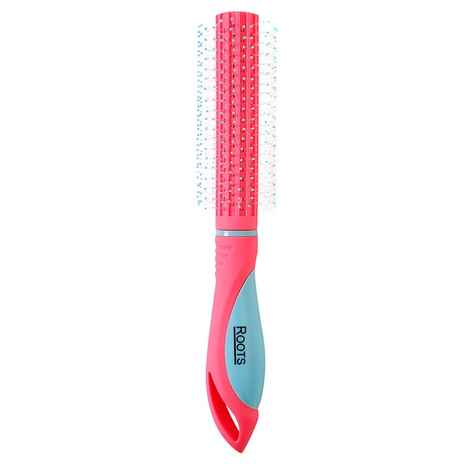 Buy Roots Styl Glam Round Brush Pink - Purplle