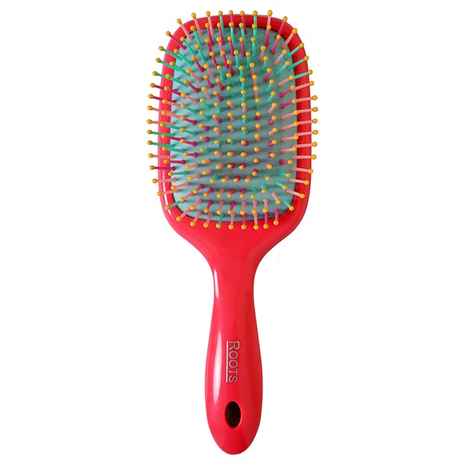 Buy Roots Color Glam Paddle Brush Pink - Purplle
