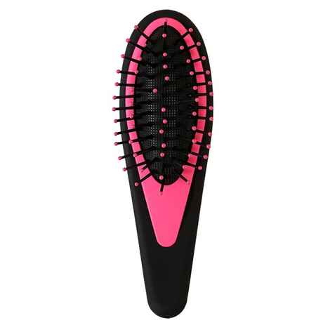 Buy Roots Go Glam Mini Cushion Brush Black & Pink - Purplle