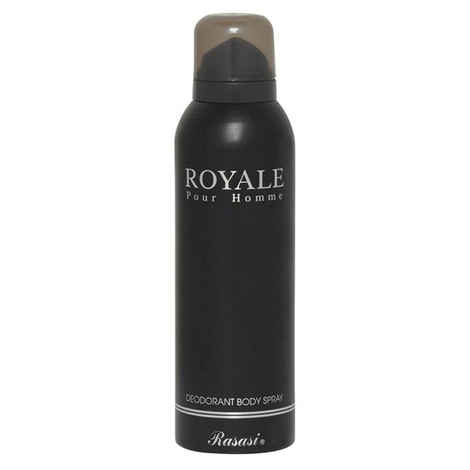 Buy Rasasi Royale Pour Homme Deodorant Spray For Men (200 ml) - Purplle
