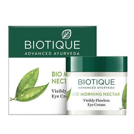 Buy Biotique Bio Morning Nectar Flawless Eye Cream (15 g) - Purplle