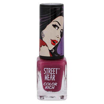 Buy Street Wear Color Rich Nail Enamel - Dress To Kill 16 (5 ml) Rs.15 Off On Mrp - Purplle