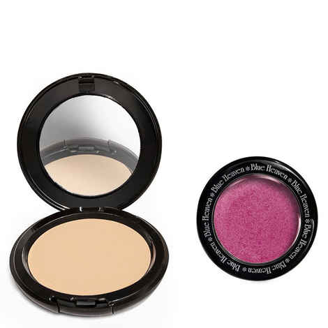 Buy Blue Heaven Artisto Compact & Diamond Blush On 501 Combo (12 g + 7 g) - Purplle