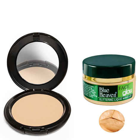 Buy Blue Heaven Artisto Compact & Face Glow Combo (12 g + 50 ml) - Purplle