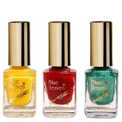 Buy Blue Heaven Combo Of 3 Xpression Nail Paint (905, 919 & 995) (9 ml X 3 Pc) - Purplle