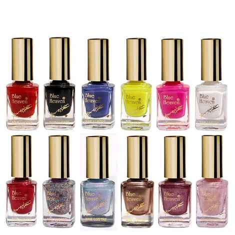 Buy Blue Heaven Combo Of 12 Xpression Nail Paint (901, 902, 908, 919, 923, 945, 963, 986, 996, 997, 998 & 999) (9 ml X 12 Pc) - Purplle