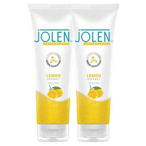 Buy Jolen Lemon Face Wash (Twin Pack) (300 g) - Purplle