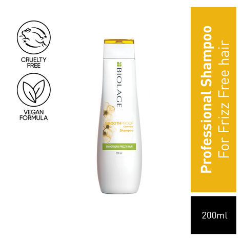 BIOLAGE Smoothproof Shampoo 200ml | Paraben free|Cleanses, Smooths & Controls Frizz | For Frizzy Hair