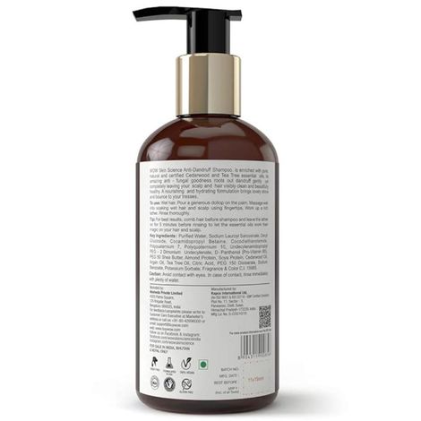 Buy WOW Skin Science Anti Dandruff Shampoo 300 ml Online Purplle