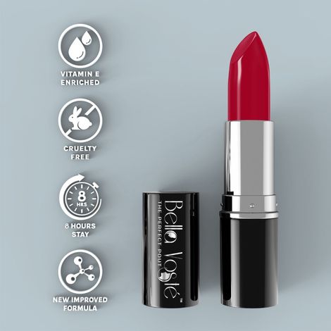 Bella Voste Sheer Creme Lust Lipstick Legendary 7 (4.2 g) I Cruelty Free I SatinTouch|  Long Lasting I Cruelty Free Improved Formula I One Stroke Aplication I Highly Pigmented