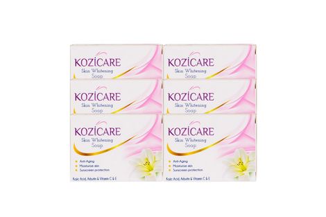 Healthvit Kozicare Skin Whitening Soap 75g Pack of 6