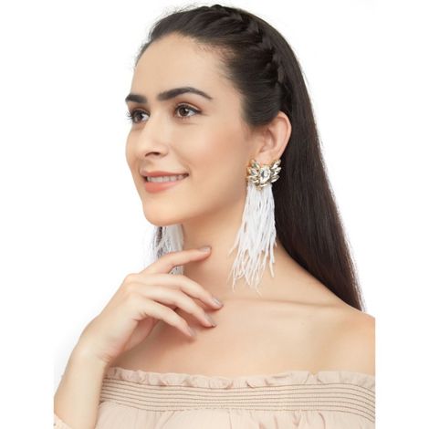 Tipsyfly Post and Back Metal Nyka Earrings For Women s