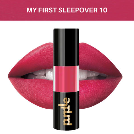 Purplle Ultra HD Matte Liquid Lipstick, Pink, My First Sleepover 10 (4.8 ml)