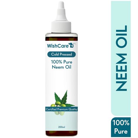 Wishcare 100% Pure Cold Pressed Neem Oil - 200 ml
