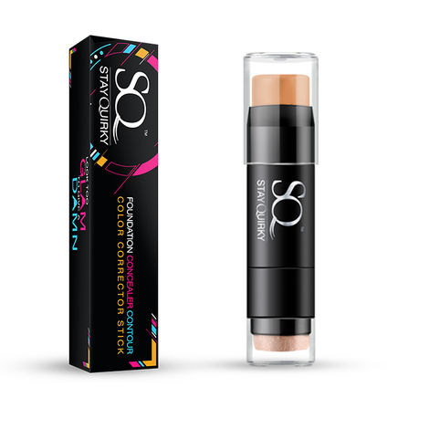 Stay Quirky Foundation Concealer Contour Color Corrector Stick, For Wheatish Skin - Under the Blanket 5 (6.5 g)