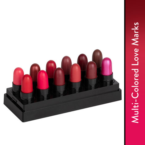 Stay Quirky Lipstick Soft Matte Minis - Multi-Colored Love Marks, Set of 12 Mini Lipsticks, Kit 2 (14.4 g)