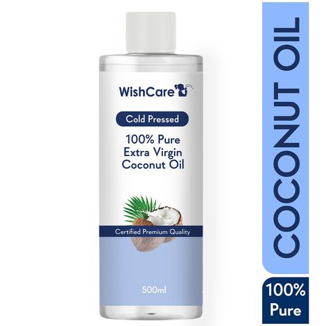 WishCare Cold Pressed Extra-Virgin Coconut Oil (500 ml)