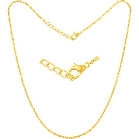 Srikara Alloy Gold Plated CZ AD Shree Fashion Jewellery Pendant with Chain SKP2050G