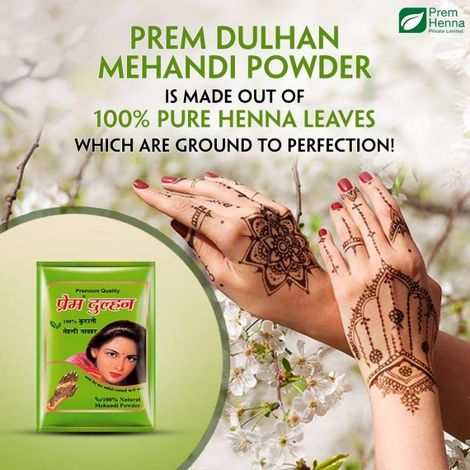 Prem Dulhan Natural Henna Based Hair Colour Review+Demo | Henna For Hair |  - YouTube