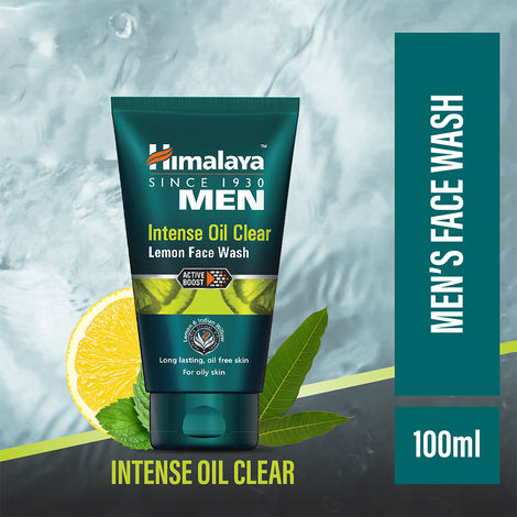 Buy Himalaya Men Intense Oil Clear Lemon Face Wash 100 ml Online