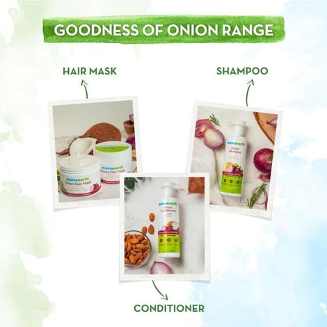 Buy Mamaearth Onion Hair Mask For Dry Frizzy Hair Controls